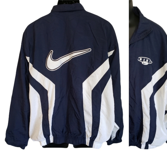 nike blue vintage jacket